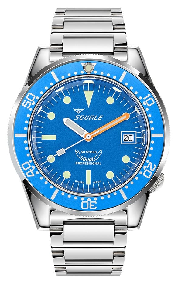 Squale 1521OCN.SQ20B 1521 Ocean (42mm) Blue Dial / Stainless Watch