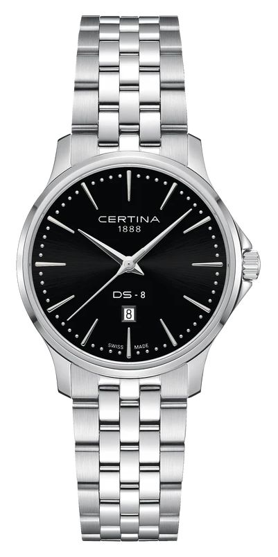 Certina C0450101105100 DS-8 Lady (31mm) Black Dial / Watch
