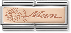 Nomination Classic Mum 9ct Rose Gold & Steel Charm 430710/18