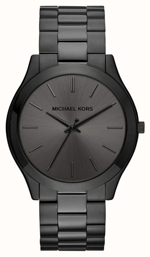 Michael kors women's 42mm stainless steel slim runway bracelet watch best sale