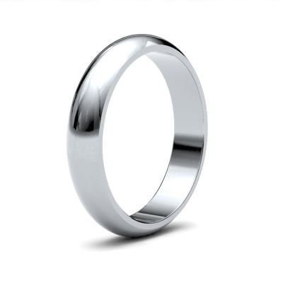 James Moore Wedding Ring  | 4mm | Medium | Size D-Shape | AG_4GMD-PD5 AG_4GMD-PD5