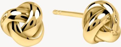 Radley Jewellery Sterling Silver Mallow Street Gold Plated Twist Stud Earrings RYJ1614