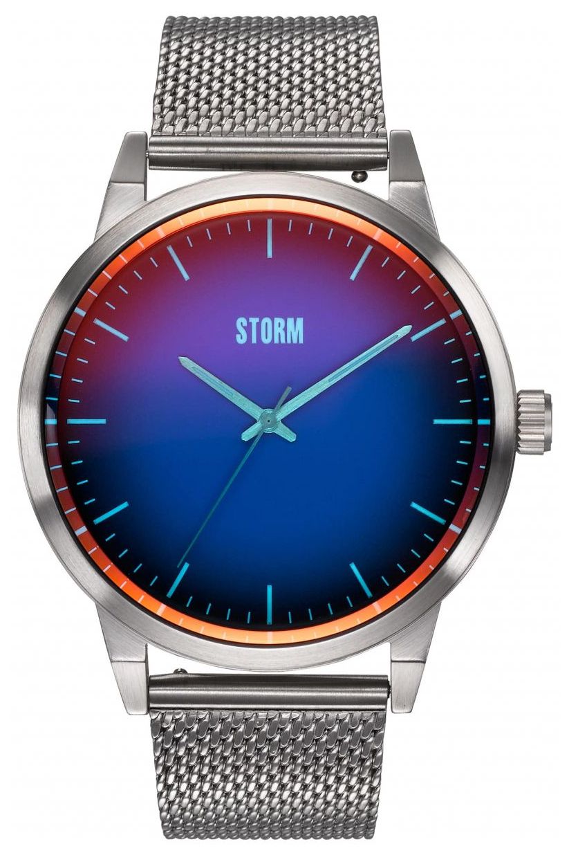 STORM 47487/LB Styro Lazer Blue | Steel Mesh Bracelet Watch