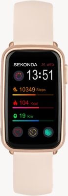 Sekonda Track Smartwatch (26mm) Digital Display / Beige Silicone Strap 30170