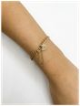James Moore & Co Pre-Owned 9ct Yellow Gold Heart Locket Classic Curb Charm Bracelet 3.5mm Width J44237 - alternate view 3