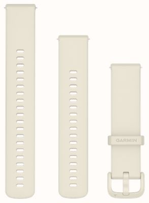 Garmin Quick Release Bands (20mm) Bone Silicone with Bone Hardware - Strap Only 010-12932-65