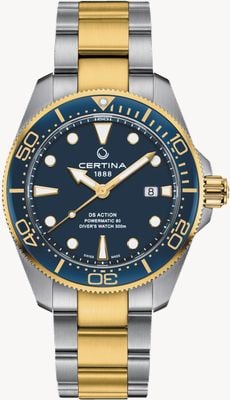 Certina DS Action Diver 43mm Powermatic 80 Blue Two Tone C0326072204100
