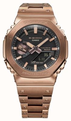Casio G-Shock Bluetooth Full Metal 2100 Series Bronze Toned Watch GM-B2100GD-5AER