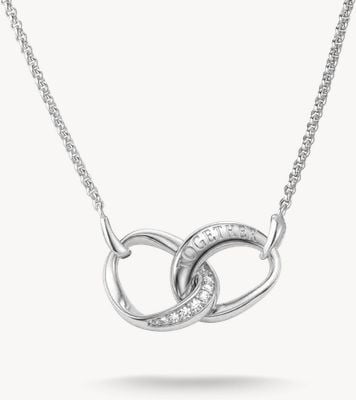 Thomas Sabo Chain Together With White Zirconia Sterling Silver KE2380-051-14-L45V