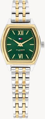 Tommy Hilfiger NORAH Two-Hand Quartz (21.5mm) Green Dial / Two-Tone Stainless Steel Bracelet 1782907
