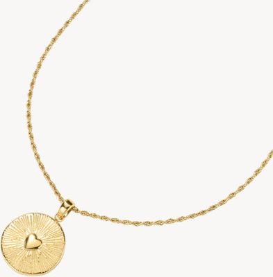 D.LOUISE Talisman Heart Necklace Gold Plated SKN-66