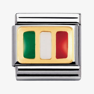 Nomination Classic Italy Flag Enamel Charm 030234/21