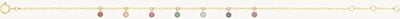 Treasure House Womans | 9ct Yellow Gold  | Rainbow |  Cz Drop Bracelet BR669