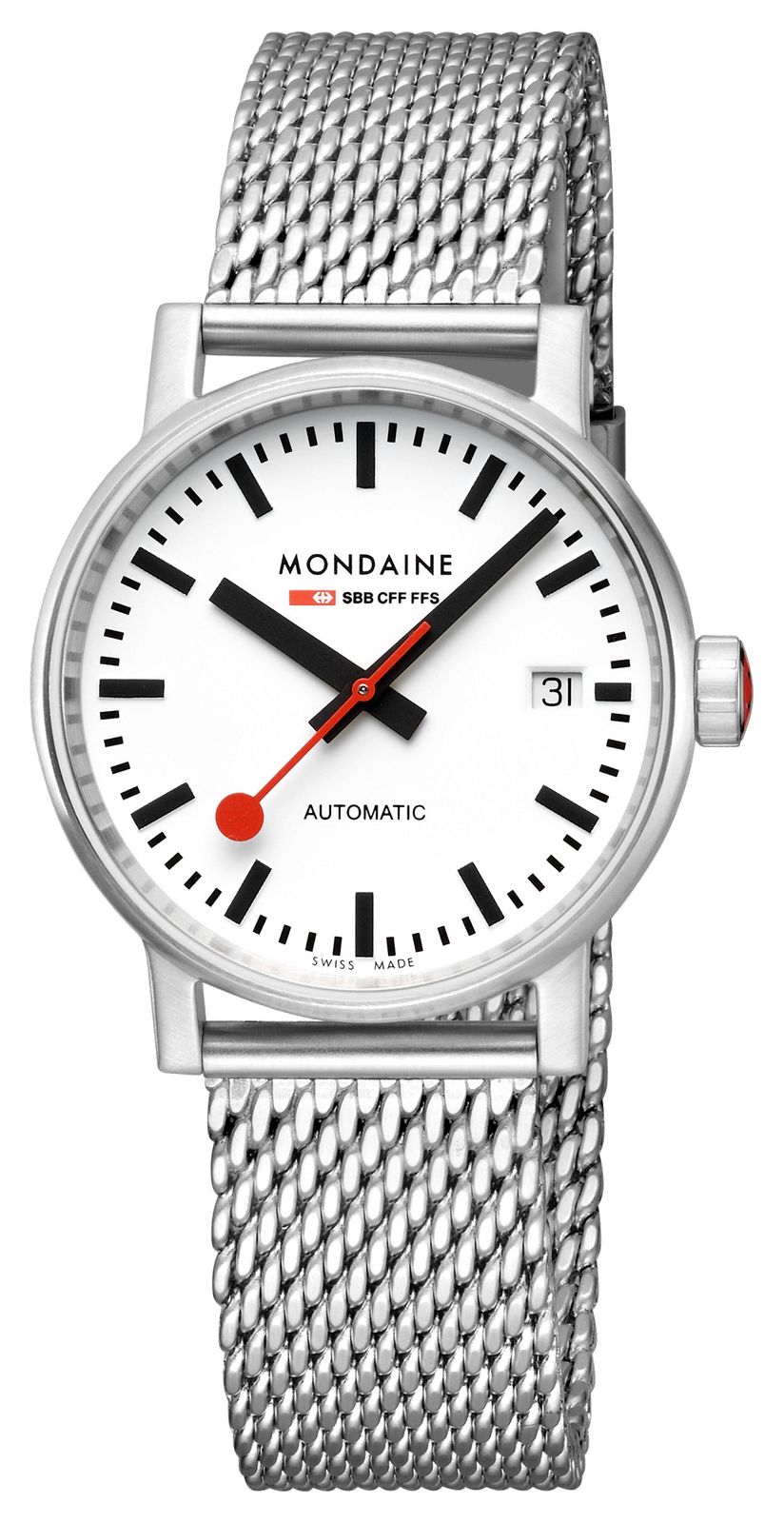 Mondaine MSE.35610.SM Evo2 Automatic 35mm | Stainless Steel Watch