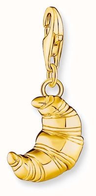 Thomas Sabo Gold-Plated Charm Pendant In Croissant Design 2079-413-39