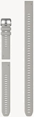 Garmin QuickFit 20 Watch Strap Only (20mm) Fog Grey Silicone (3-Piece Dive Set) 010-13358-00
