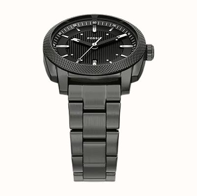 Fossil Machine 41 mm Three-Hand Date Smoke Stainless Steel Watch FS6185 - alternate view 4