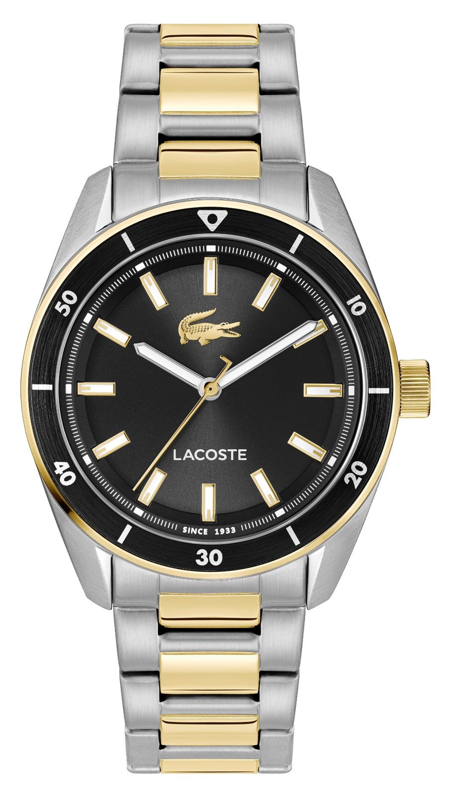 Lacoste 2011488 BOSTON Three-Hand Quartz (39mm) Black Dial Watch