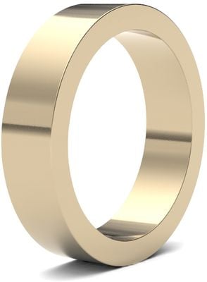 James Moore Wedding Ring  | 9ct Yellow Gold | 5mm | Heavy | Size Flat | AG_5GHF-9Y AG_5GHF-9Y