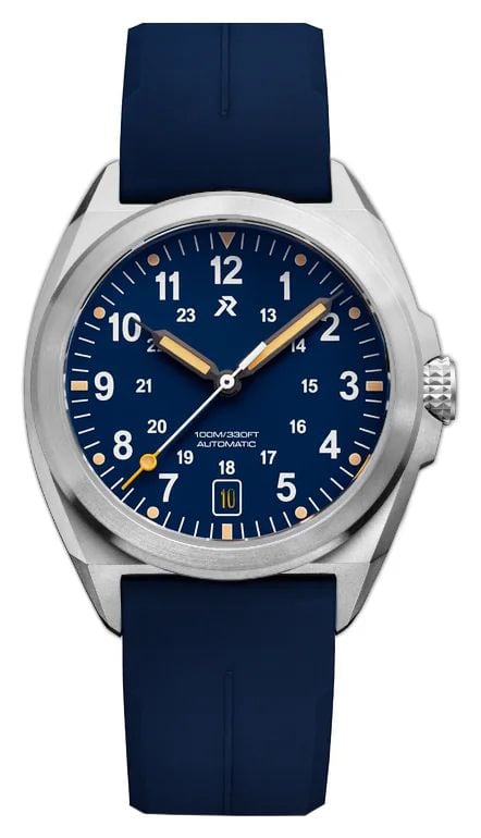 RZE VAL-38-VB Valour 38 Automatic (38mm) Vervain Blue Dial Watch