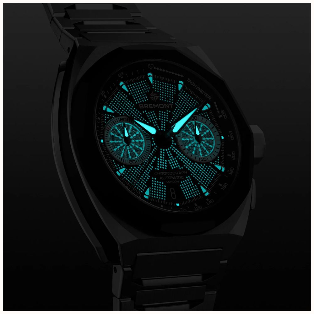 Bremont Supernova Chronograph Automatic (41mm) Black Galvanic Metal Dial / Stainless Steel Bracelet SN41-CHR-SS-BK-B - alternate view 8