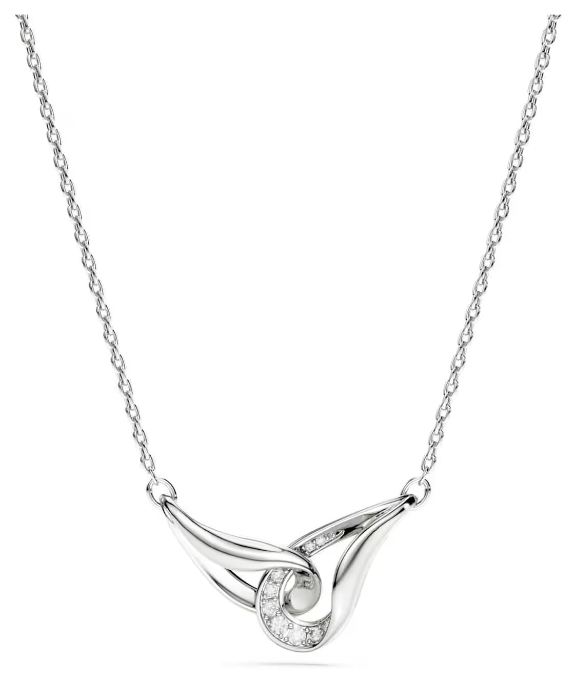 Swarovski 5740343 Classica pendant Round cut, Interlocking, Jewellery