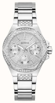 Guess ENVY Crystal Multifunction (38mm) Silver Crystal Dial / Stainless Steel Bracelet GW0878L1