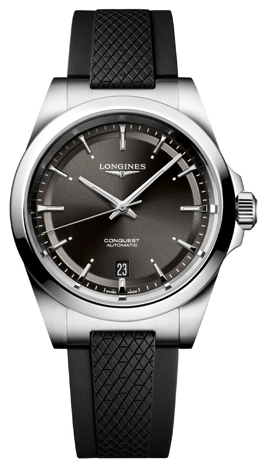 LONGINES L37204529 Conquest Automatic (38mm) Black Sunray Watch