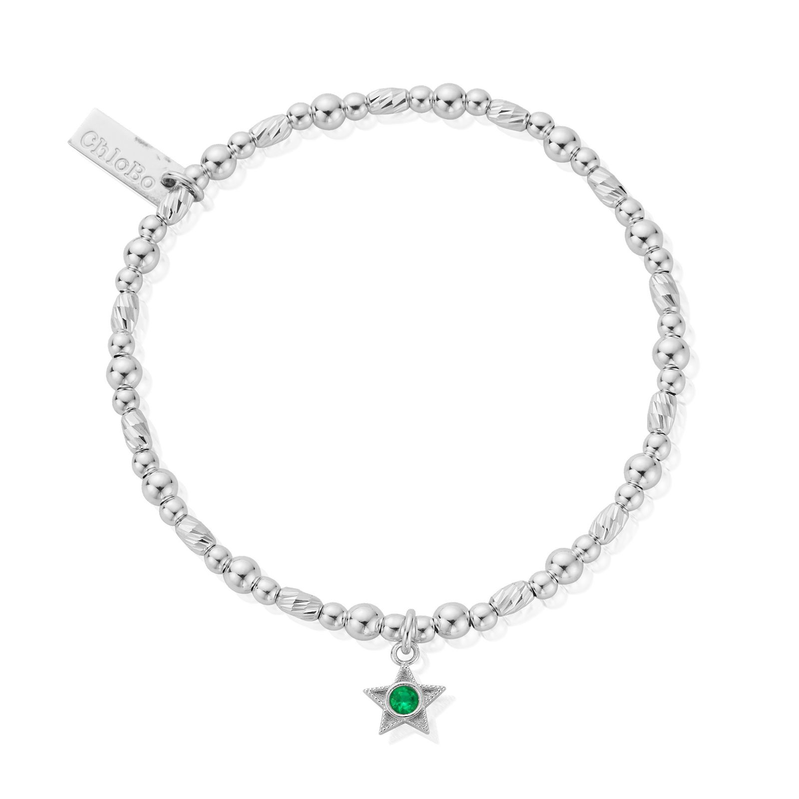 ChloBo SBBCB3488 May Birthstone Bracelet - 925 Sterling Jewellery
