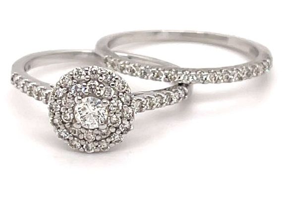 James Moore & Co ES13788CA-9G14699W 0.66ct Round Brilliant Jewellery