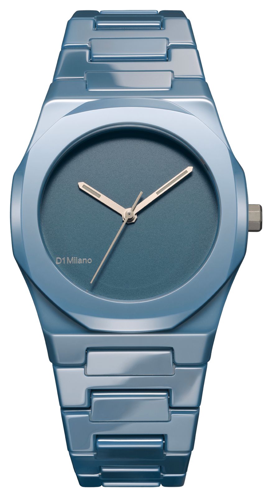 D1 Milano CEBU05 Ceramica Pure Indigo (37mm) Matte Blue Dial Watch