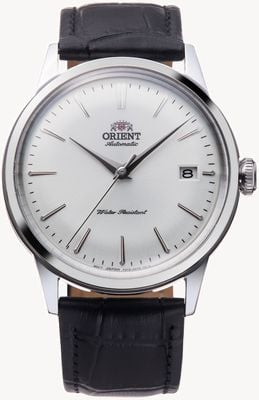Orient Bambino Mechanical (38mm) White Dial / Black Leather RA-AC0M03S30B