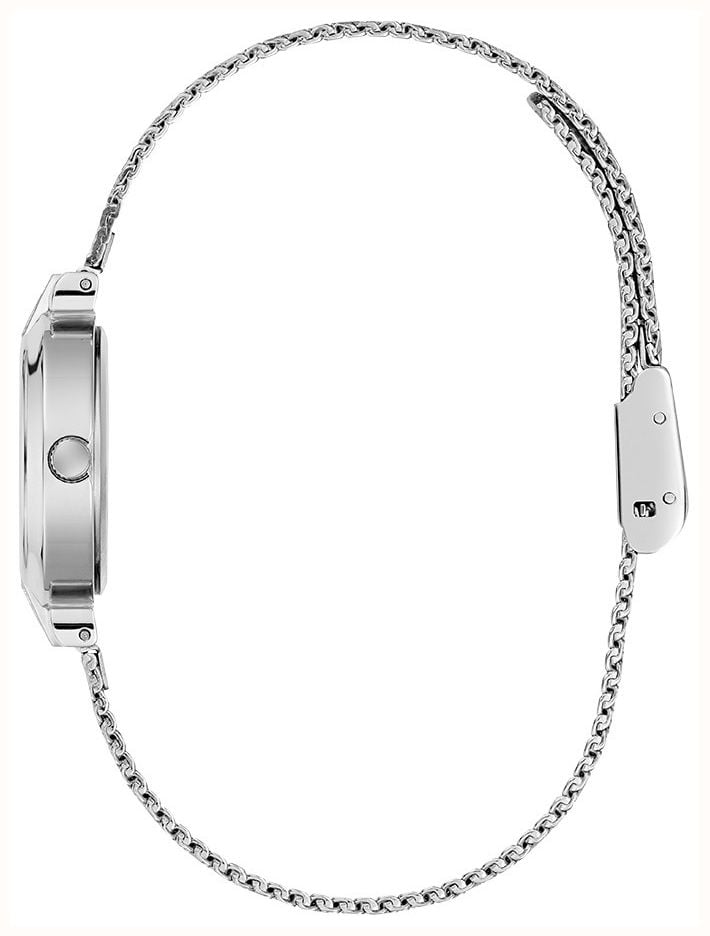 Guess Womens Louisa Silver-Tone Sunray Dial Silver-Tone Mesh Bracelet GW1086L1 - alternate view 2