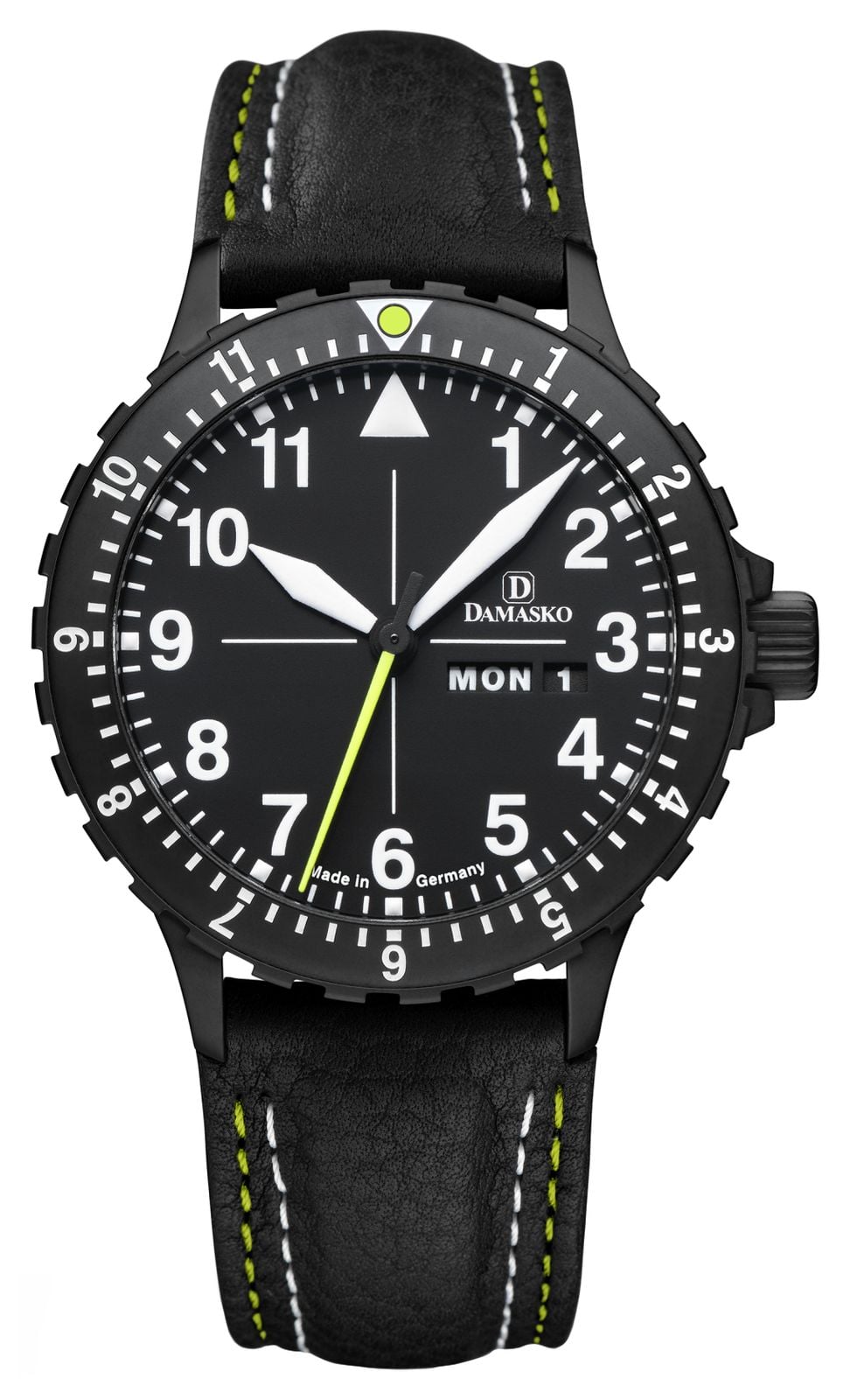 Damasko DK46 BLACK DK46 Day/Date Automatic TOP (40mm) Black Watch