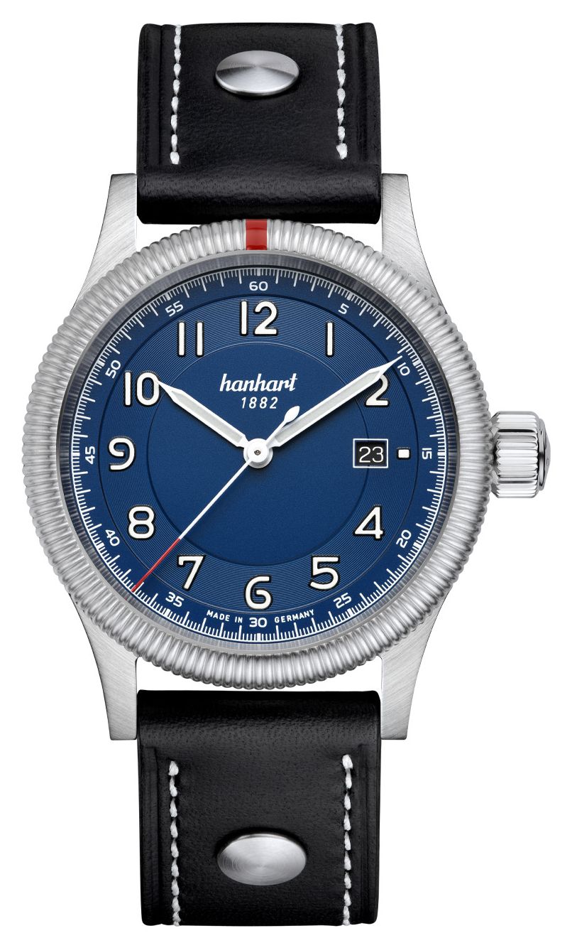 Hanhart 762.270-0010 PIONEER One Automatic (42mm) Blue Dial Watch