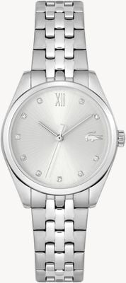 Lacoste Parisienne Tuilerie Quartz (30mm) Silver Dial / Stainless Steel Bracelet 2001301