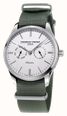 Frederique Constant Men's Classics Black Leather Strap/Green Nato STRAP ONLY 20mm FC-259ST5B6 STRAP ONLY