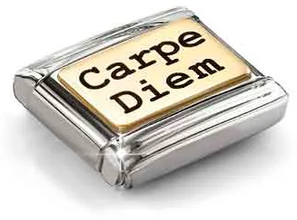 Nomination Classic Carpe Diem 18ct Gold Charm 030166/73 - alternate view 2