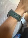 Customer picture of Garmin Quickfit® 22 MARQ Watch Strap Only - Pine Green Silicone Strap 010-13225-01