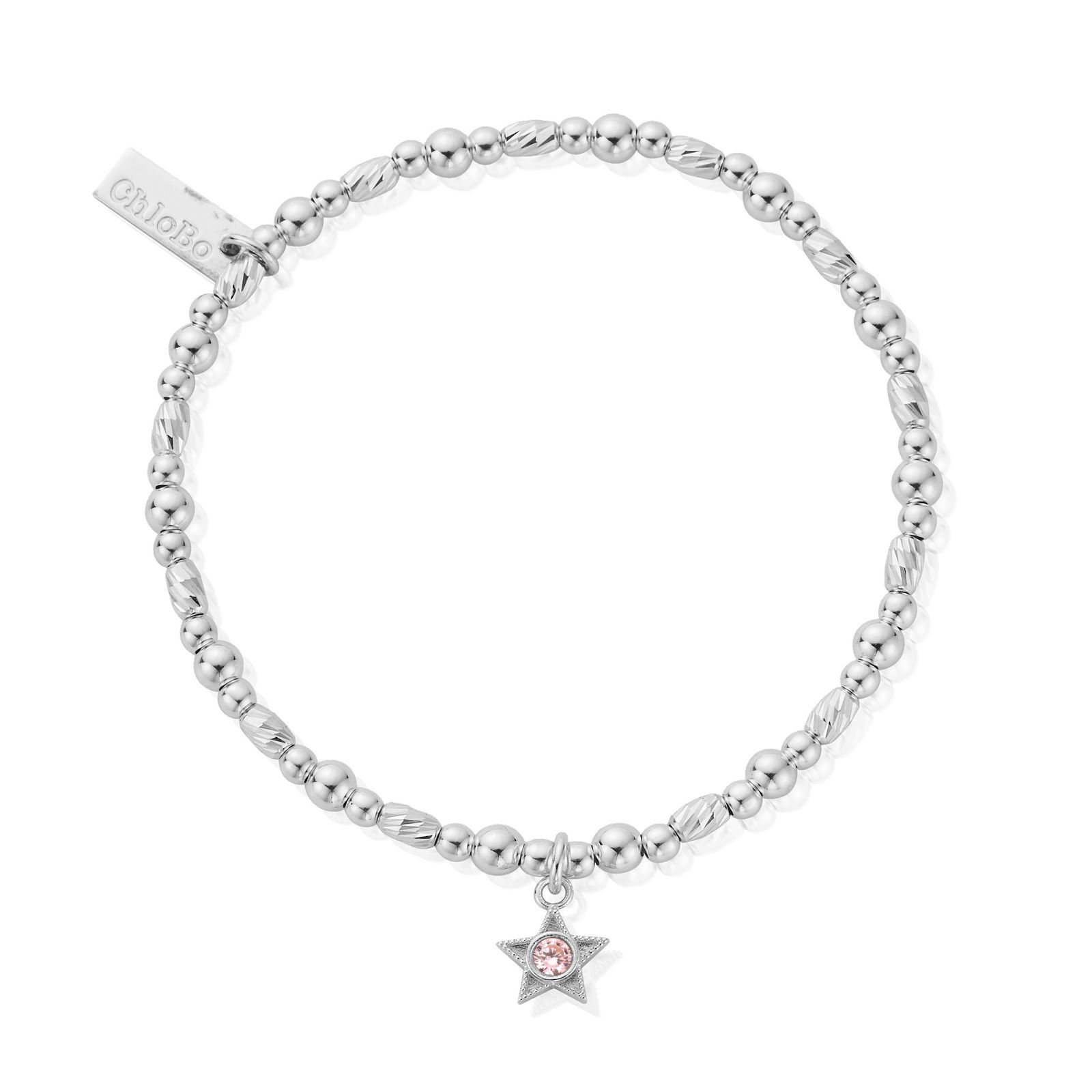 ChloBo SBBCB3498 October Birthstone Bracelet - 925 Sterling Jewellery