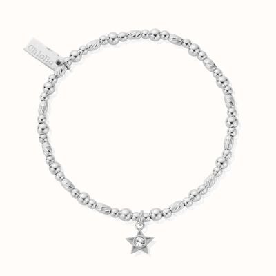 ChloBo April Birthstone Bracelet - 925 Sterling Silver SBBCB3486