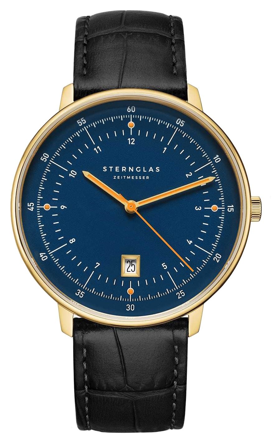 STERNGLAS S01-HH07-HE03 Hamburg Quartz (42mm) Blue Dial / Watch