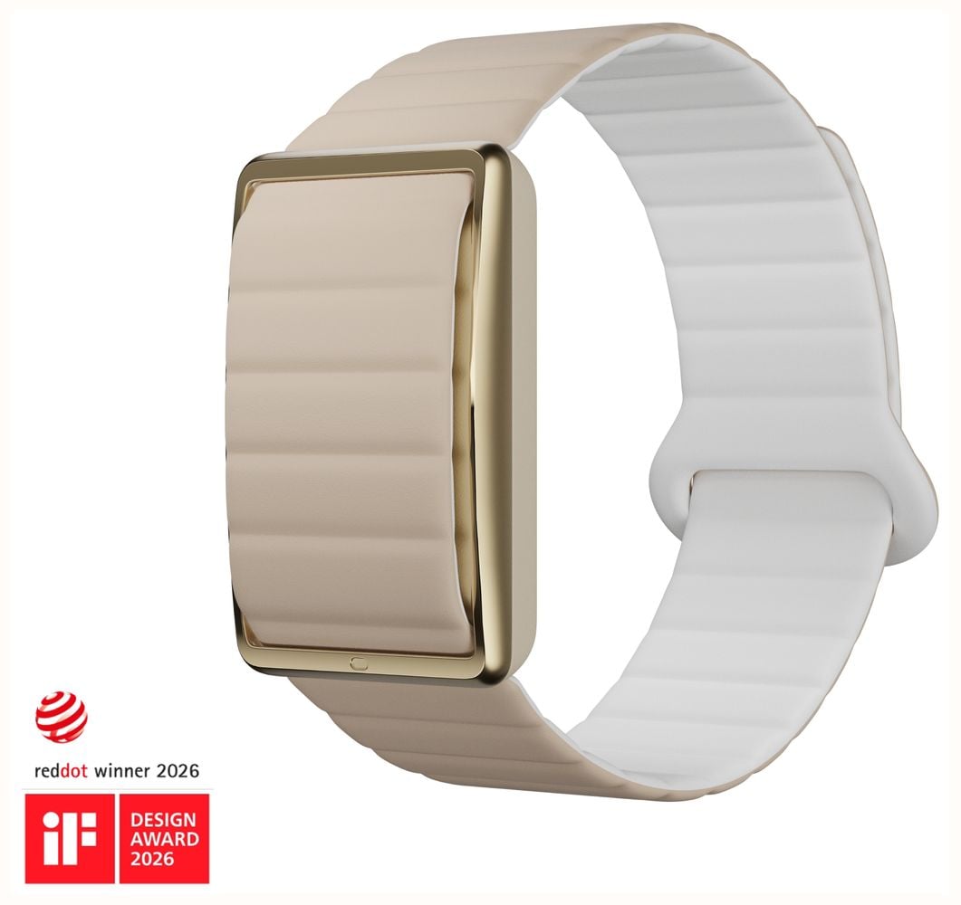 Polar Loop Beige Magnetic Silicone - Screen-Free Wearable Health Band & Fitness Tracker Watch 920121268 - alternate view 2