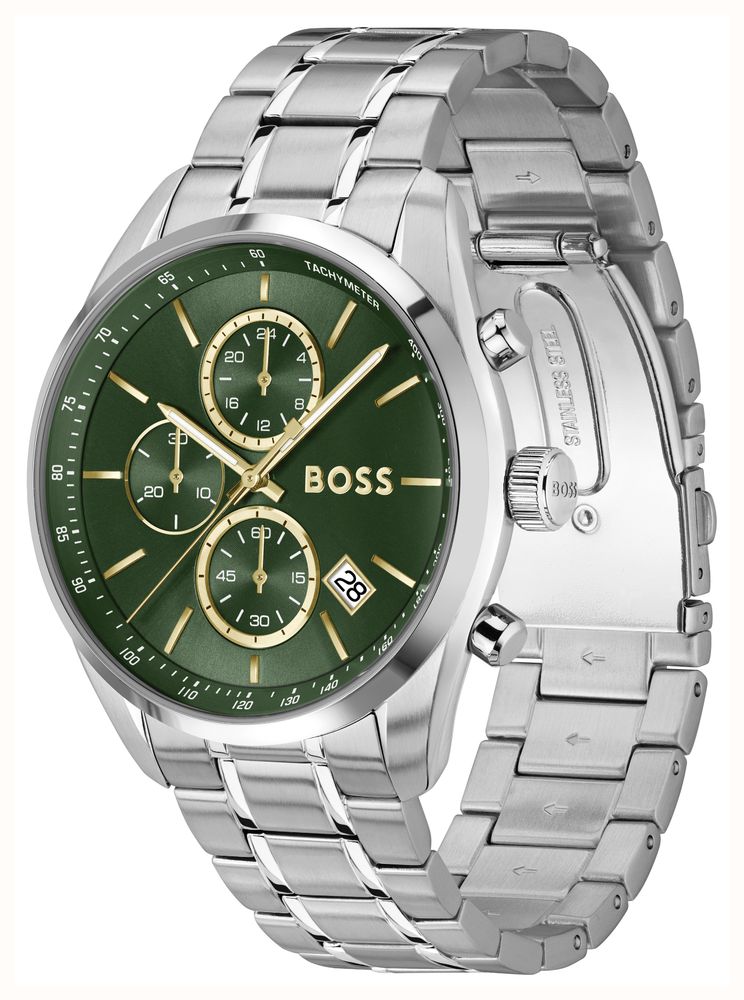 BOSS Principle Grand Prix Stainless Steel Green Dial Watch Gift Set 1570202 - alternate view 2