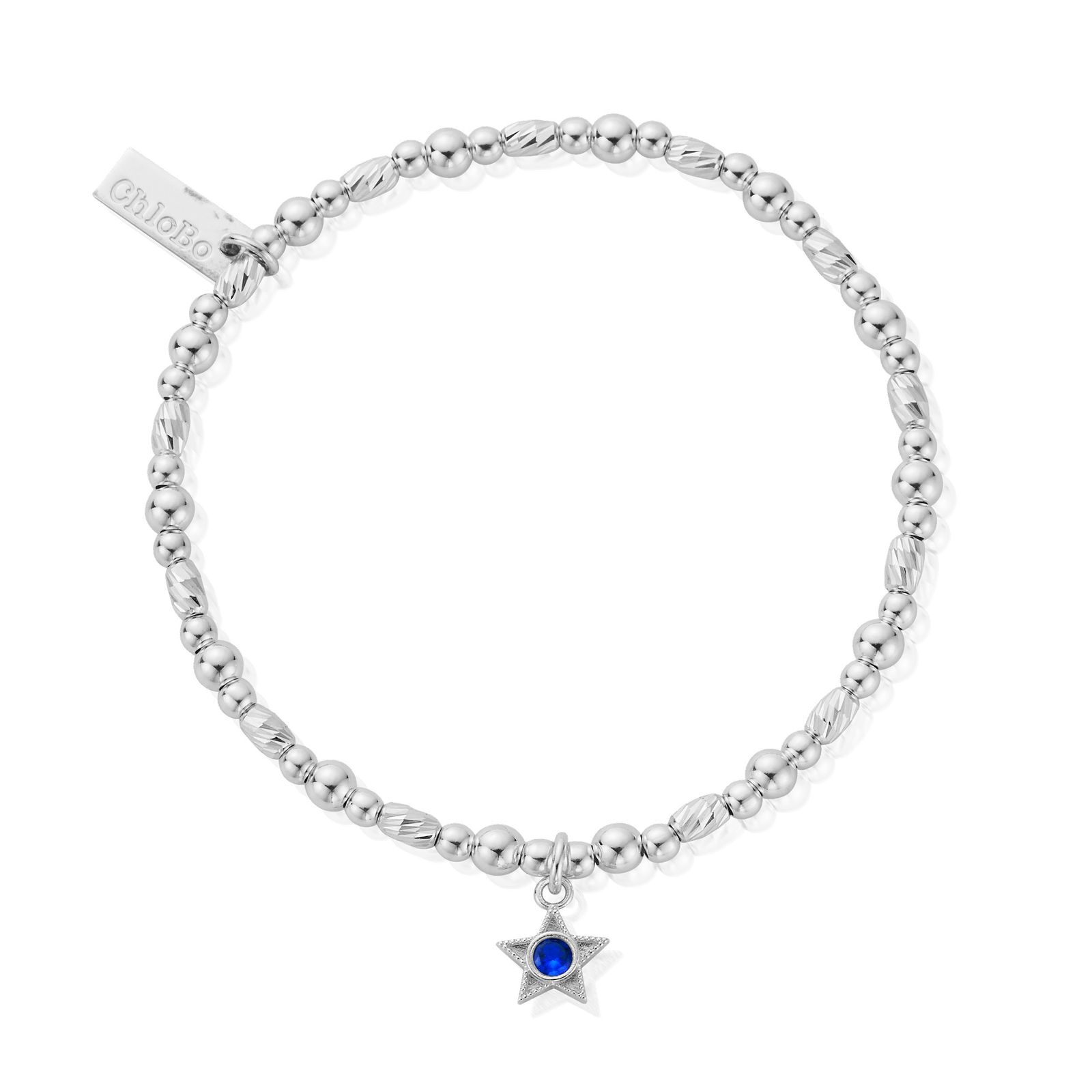 ChloBo SBBCB3496 September Birthstone Bracelet - 925 Jewellery