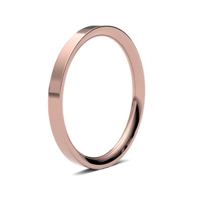 James Moore Wedding Ring  | 2mm | Heavy | Size Flat Court | AG_2LHE-9R AG_2LHE-9R