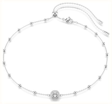Swarovski Una Angelic Pendant, Round Cut, Double Sided Motifs, White, 5733116