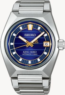 Seiko King Seiko VANAC ‘Tokyo Twilight’ (41mm) Purple Dial / Stainless Steel Bracelet SLA083J1