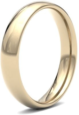 James Moore Wedding Rings | 9ct Yellow Gold | 4mm | Medium | Traditional Court | AG_4LMC-9Y