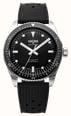 Vulcain Skindiver Nautique Automatic (38mm) Black Dial / Black Tropic Rubber Strap 660170B07.BAR200
